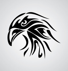 eagle head tribal vector image