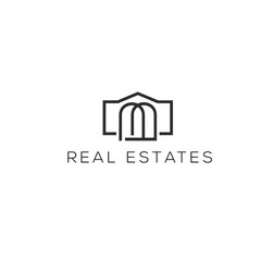 Real estates logo vector