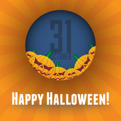 happy halloween vector image