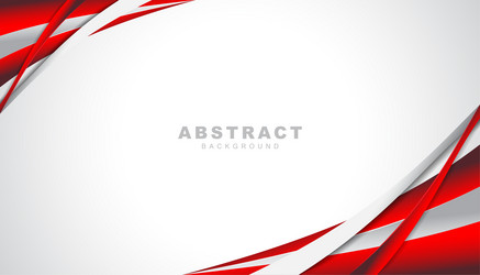 abstract red gray white blank space modern vector image