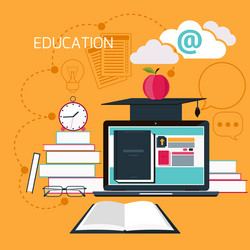 Online education professional vector