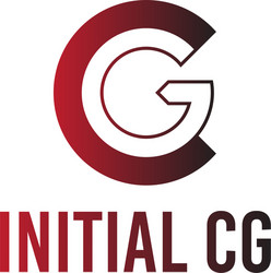 initial letter c and g icon logo modern design vector image