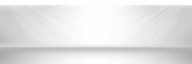 White with gray panoramic studio background vector