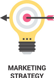 marketing strategy icon vector image