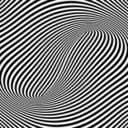 op art pattern vector image