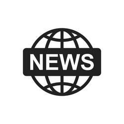 World news flat icon symbol logo vector