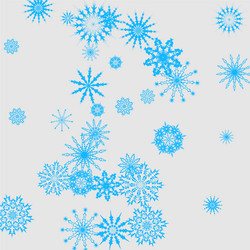 New year background with falling snowflakes vector