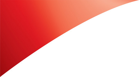 Waving the red flag on a white background vector