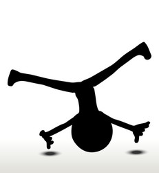 cartwheel vector image