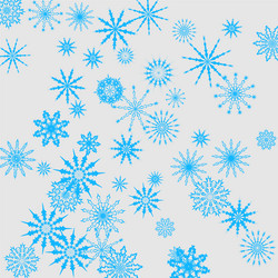 new year background with falling snowflakes vector image