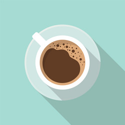 cup of coffee vector image