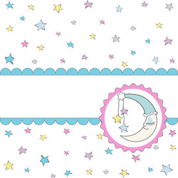 baby shower invitation card vector image