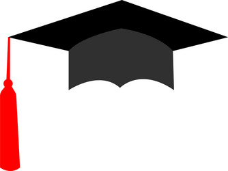 academic hat vector