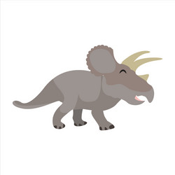 cute animal dinosaur clip art cartoon character vector image