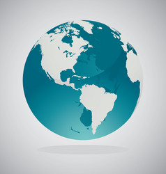 world globe vector image