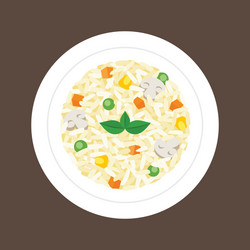 risotto vector image