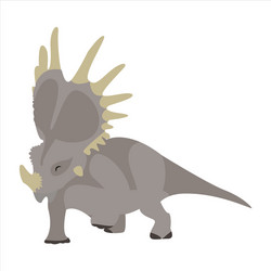 cute animal dinosaur clip art cartoon character vector image