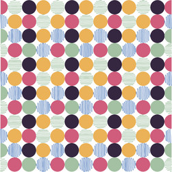 Polka dot fabric wallpaper vector