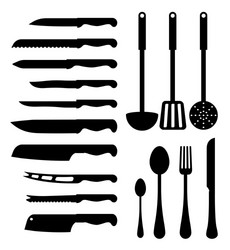 various kitchen instruments vector image