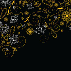 flower background vector image