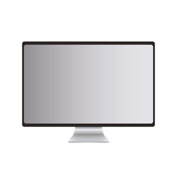 computer monitor vector image