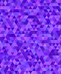 purple triangle mosaic background design vector