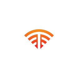 signal wifi sign logo vector image