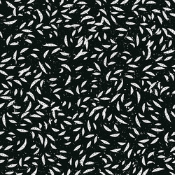 leaves bw seamless pattern vector image