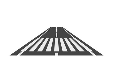 crosswalk path pedestrian crossing perspective vector image