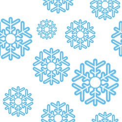 snowflakes vector image