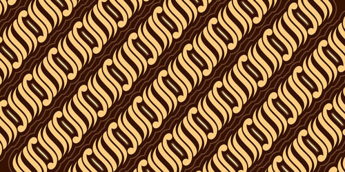 traditional batik pattern vector