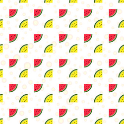 fresh watermelon pattern for background vector image