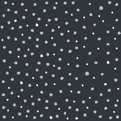 hand drawn winter seamless patterns with snowflake vector image