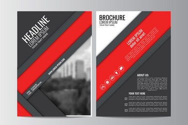 abstract flyer design background brochure vector image