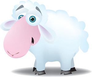 sheep vector image