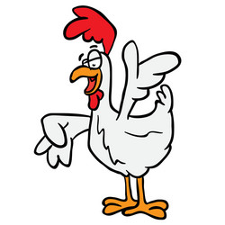 rooster vector image