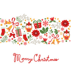 Christmas card vector