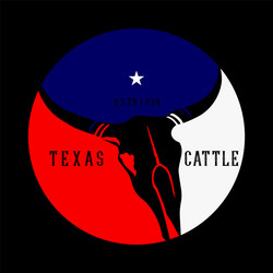 22 longhorn vector image