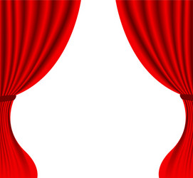 theater curtains vector image