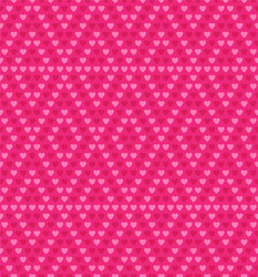 pink heart shape pattern vector image