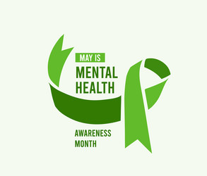 mental health awareness month vector image