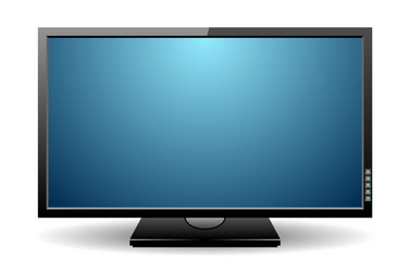 lcd monitor vector