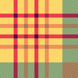 Set of seamless british tartan pattern plaid vector