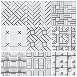 floor material tiles seamless patterns vector image