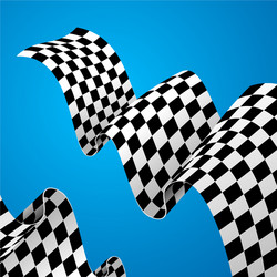 racing flag background vector image