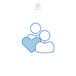 volunteer group of people icon symbol isolated vector image