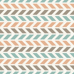 Seamless retro geometric pattern vector