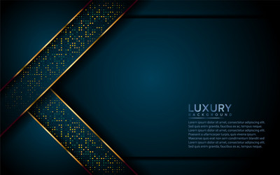 Luxurious dark background overlap layer glitter vector