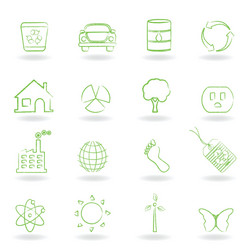 eco friendly icon vector image