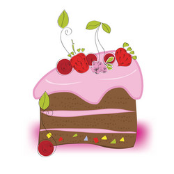 cake vector image